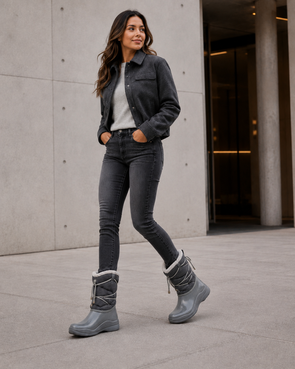 BOTA URBANA Caña Baja Gris — vista 3